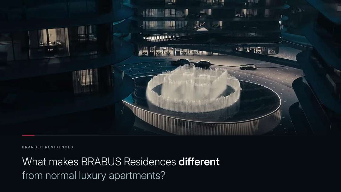 What Makes BRABUS Residences Different from Luxury Apartments?