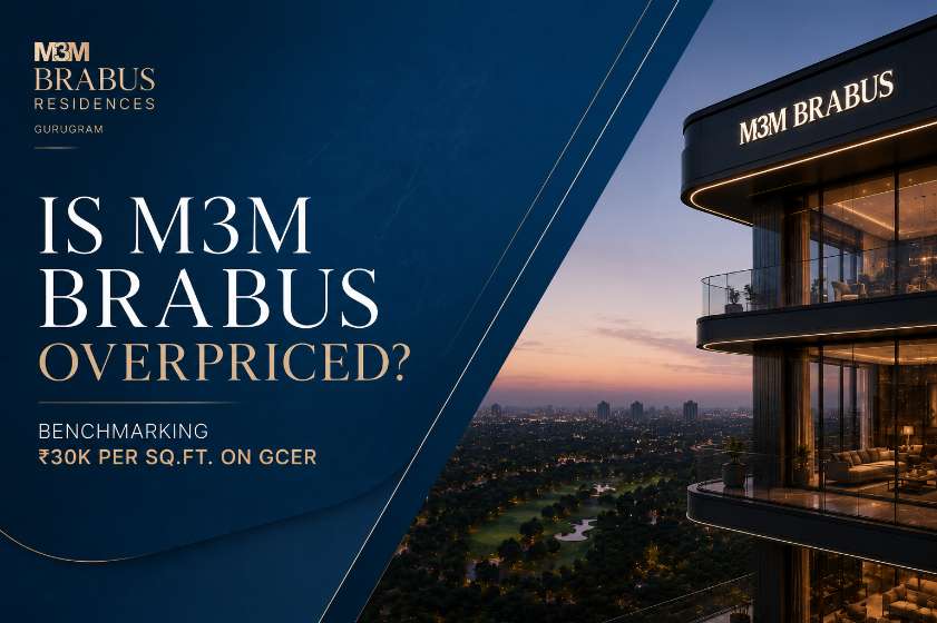 Is M3M BRABUS Overpriced? ₹30,000/Sq.ft. Sector 58 Analysis