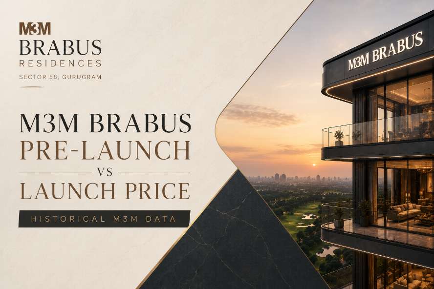 M3M BRABUS Pre-Launch Vs Launch Price | Historical M3M Data