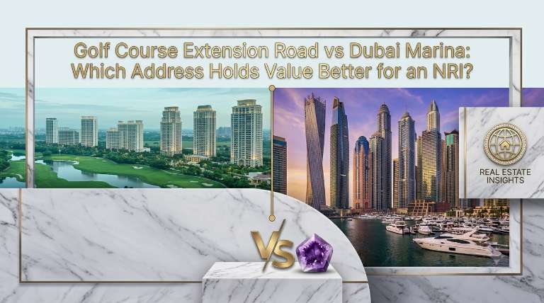 Golf Course Extension Road vs Dubai Marina | Best Investment for NRIs